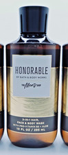 BATH BODY WORKS HONORABLE MEN'S SIGNATURE 3 IN 1 HAIR FACE BODY WASH 10 oz