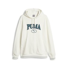 PUMA Squad Logo Pullover Hoodie Mens White Casual Outerwear 67601765