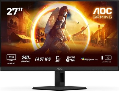 AOC Q27G4ZR 27 Zoll WQHD Fast IPS Panel 16:9 240 Hz Gaming Monitor