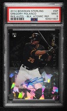 2014 Bowman Sterling Black Atomic Refractor 10/10 Gregory Polanco PSA 9 Auto z0q