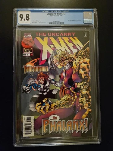 Marvel Comics The Uncanny X-Men # 343 April 1997 CGC Grade Of 9.8 Comic Book