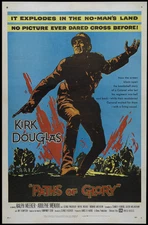 Paths of glory Kirk Douglas vintage movie poster print