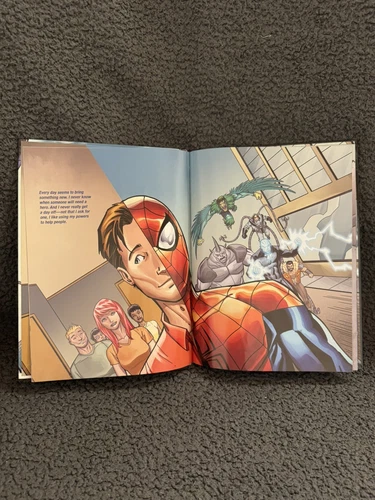 Marvel Spiderman Beginnings Hardcover 2016 - Picture 3 of 3