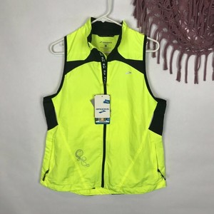 brooks vest womens yellow