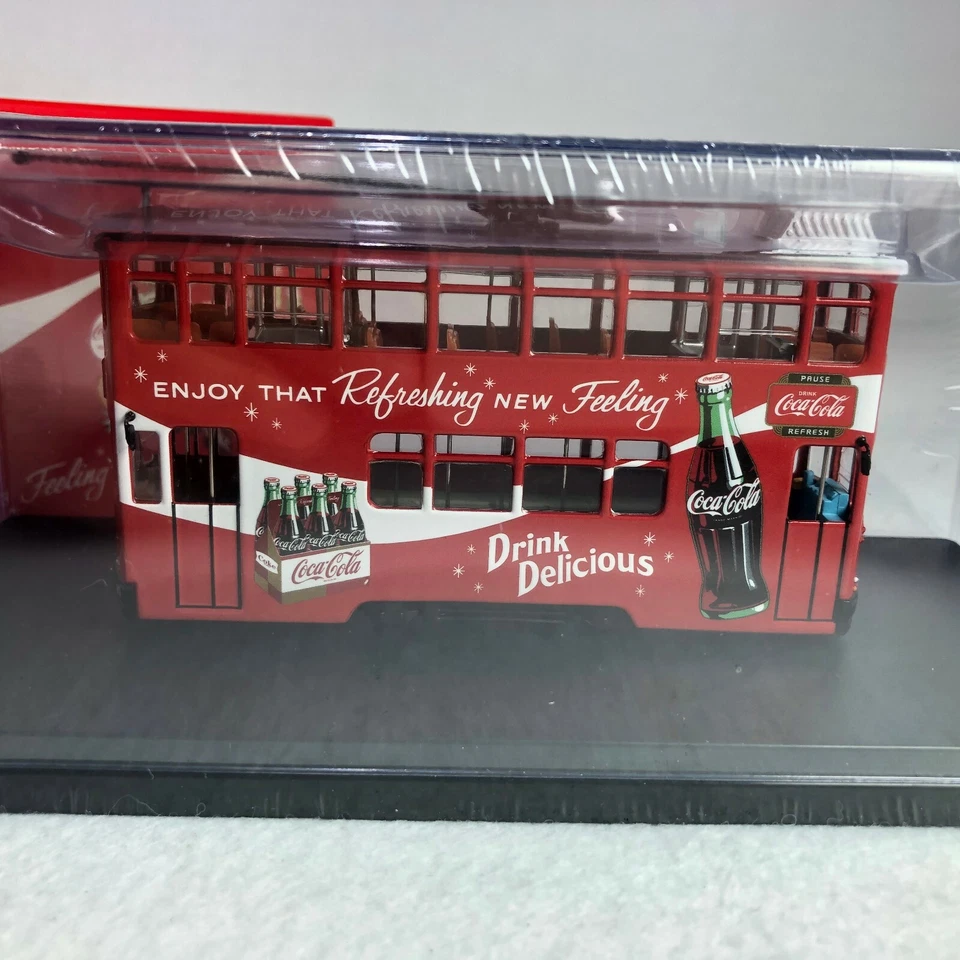 1/76 scale TINY Hong Kong Tram Coca Cola - Image 2 of 3