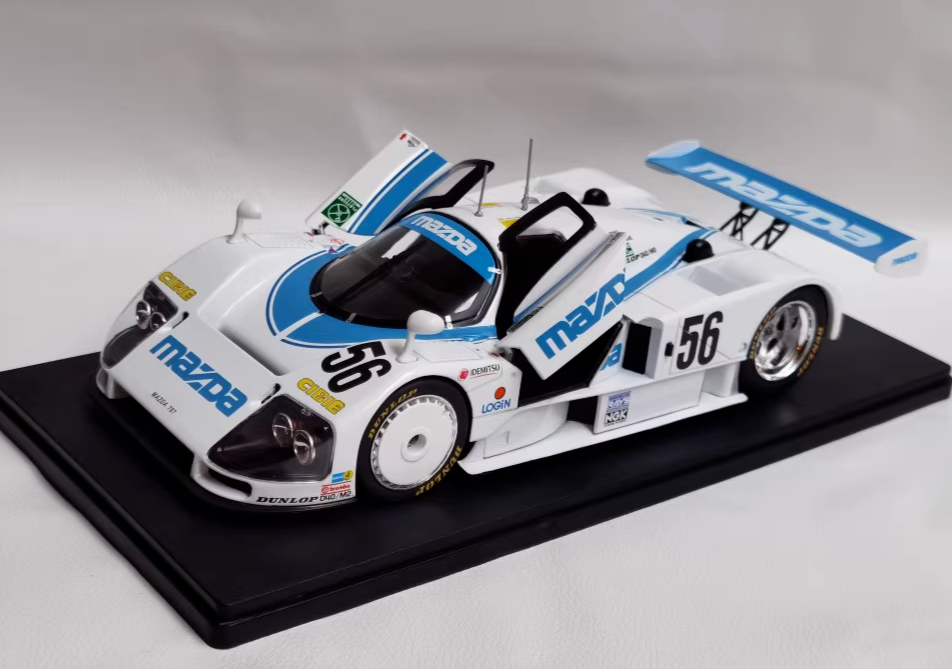 ミニカー IXO 1/18 Mazda 787B IXO 1/18 Mazda 787B #56 24H of Le Mans White Diecast Car