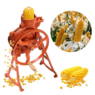 Heavy Duty Manual Farm Hand Corn Sheller Fare Niblet Tool Hand Crank Primitive