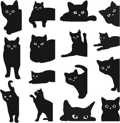 30 Pieces Magnetic Bookmarks for Book Lovers, Kawaii Cute Cat Book Mark Magnetic