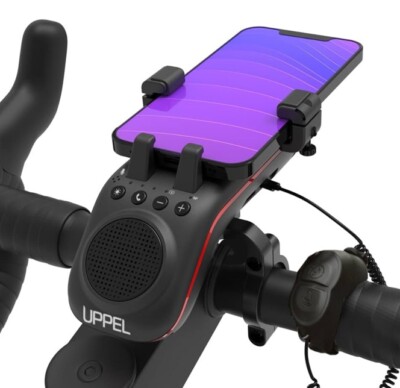 Uppel Multifuncional Bike Phone holder 10 In 1 - LED Light - Power Bank -