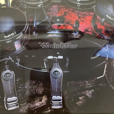 PAPER JAMZ drum kit - instant rockstar Works. Great Sound | eBay