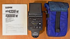 SUNPAK Auto 433AF Thyristor Dedicated type NE Nikon Camera Flash in Great Shape