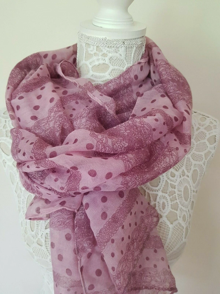 LANCETTI Pink Soft Scarf Wrap | eBay