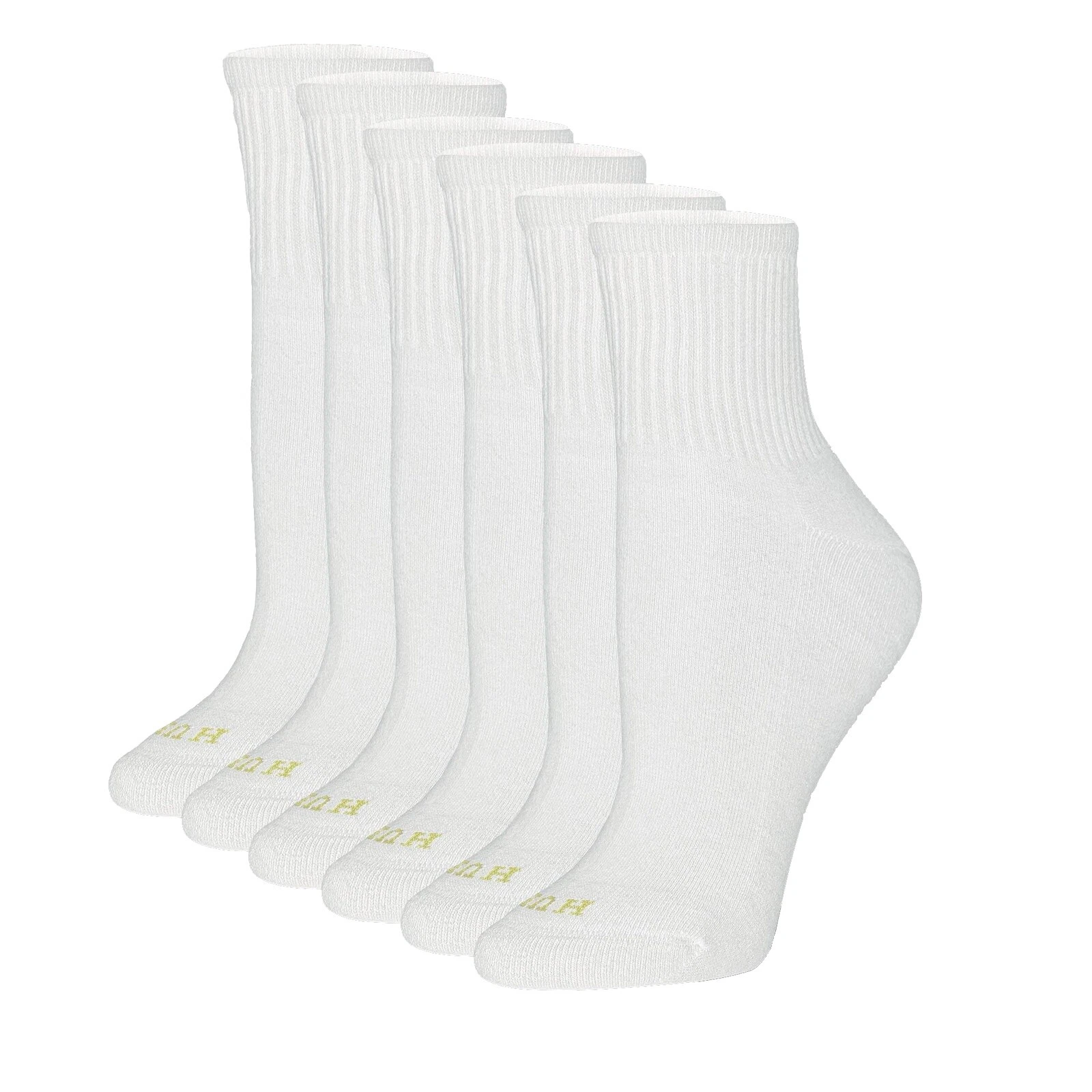 White One Size Cotton Blend Socks for Women