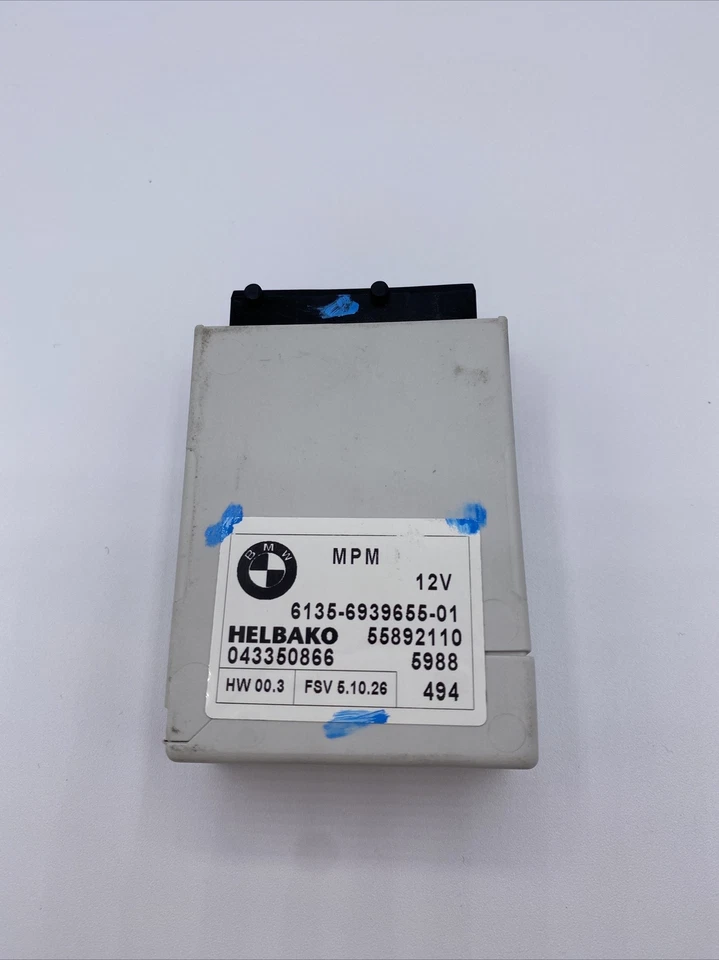 BMW 5 6 E60 E61 E63 E64 MPM Micro Power Module Unit  6939655 6982347 - Imagen 2 de 4