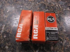 Lot of (3) Vintage RCA Electronic Tubes - Multiple Models - KK23