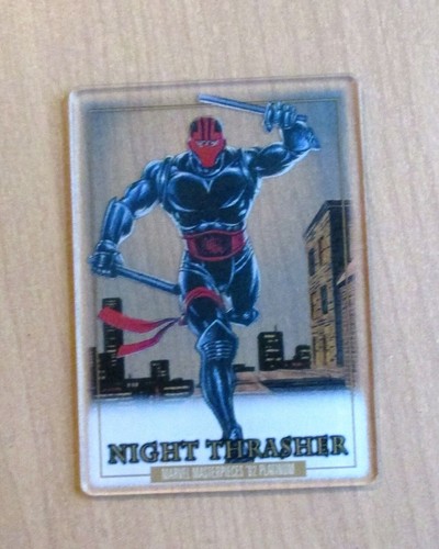 2024 Upper Deck Marvel Masterpieces 1992 92 Platinum PLEXI Night Thrasher #63