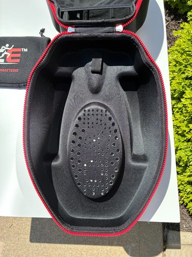 RACE(Rudy Project) Bicycle Helmet Carrying Storage Travel Case, Black & Red, New - Picture 11 of 14