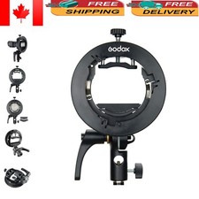 Bowens Mount Flash Bracket with Adjustable Handle for Versatile Lighting Effects