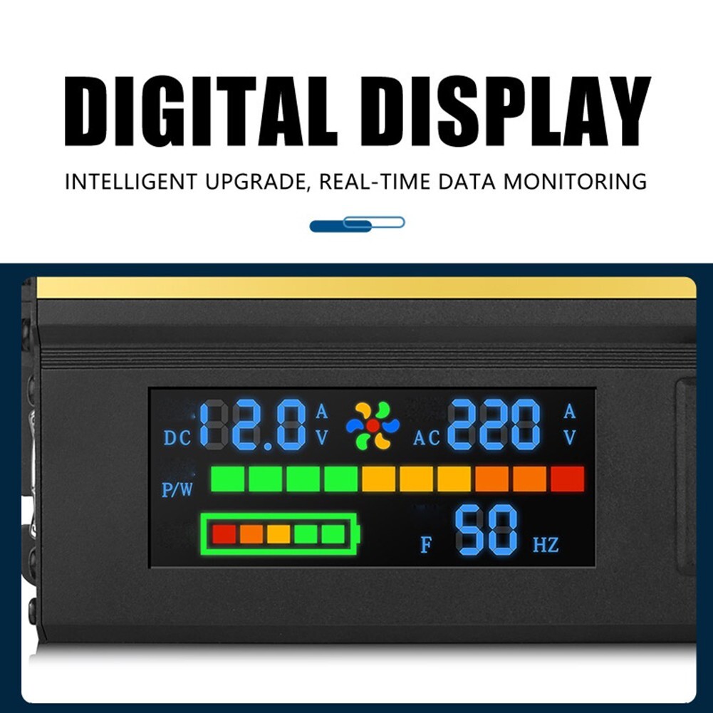 1x 5000W Sine-Wave-Inverter High-Power-Car-Inverter Solar-Inverter 12V/