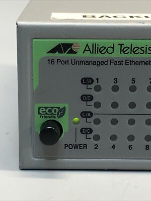 Allied Telesis AT-FS716L 16 Port Fast Ethernet Switch READ | eBay