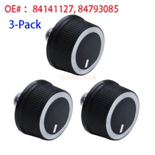 Lot of 3 For 2008-2017 GMC Savana Chevy Express van heater A/C temp control knob