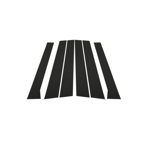 For Porsche Macan 2014-2022 Carbon Fiber Pillar Posts Door Trim Window Decal - Picture 7 of 7