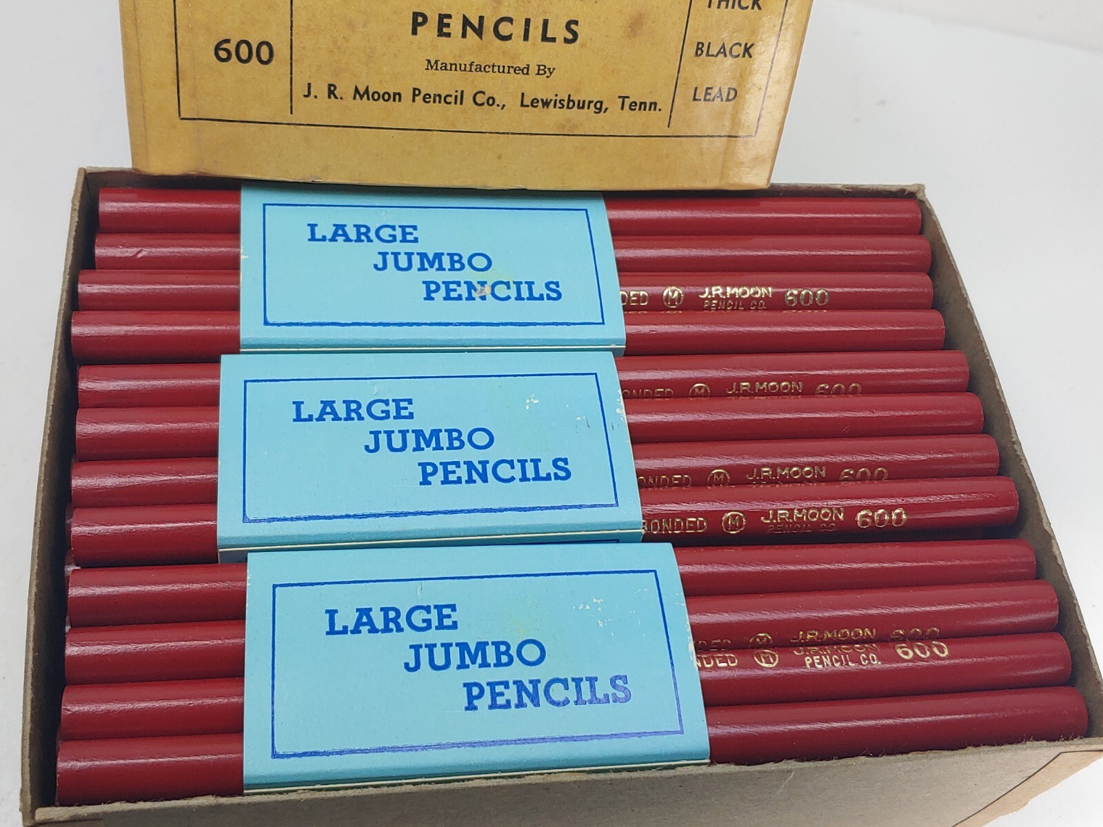 72 Big-Dipper 600 Pencils by J.R. Moon Pencil Co. Made in USA No Eraser ...