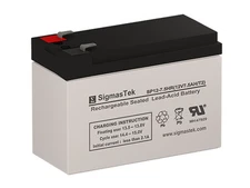 12v 7AmpH Replacement For Power Sonic PS-1270-F2 Battery By SigmasTek
