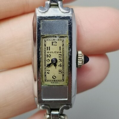 Montre Femme Vintage Bulova Art Déco 10K Rempli Or - Lot De 2, état Occasion Incertain
