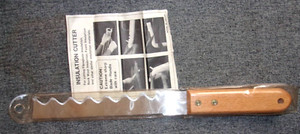 Insulation Material Cutter Knife Pittsburgh Tool Made In Japan Steel Wood Handle
