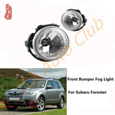LH&RH Fog Lights Front Bumper Lamps Replacement k For Subaru Forester 2009-13