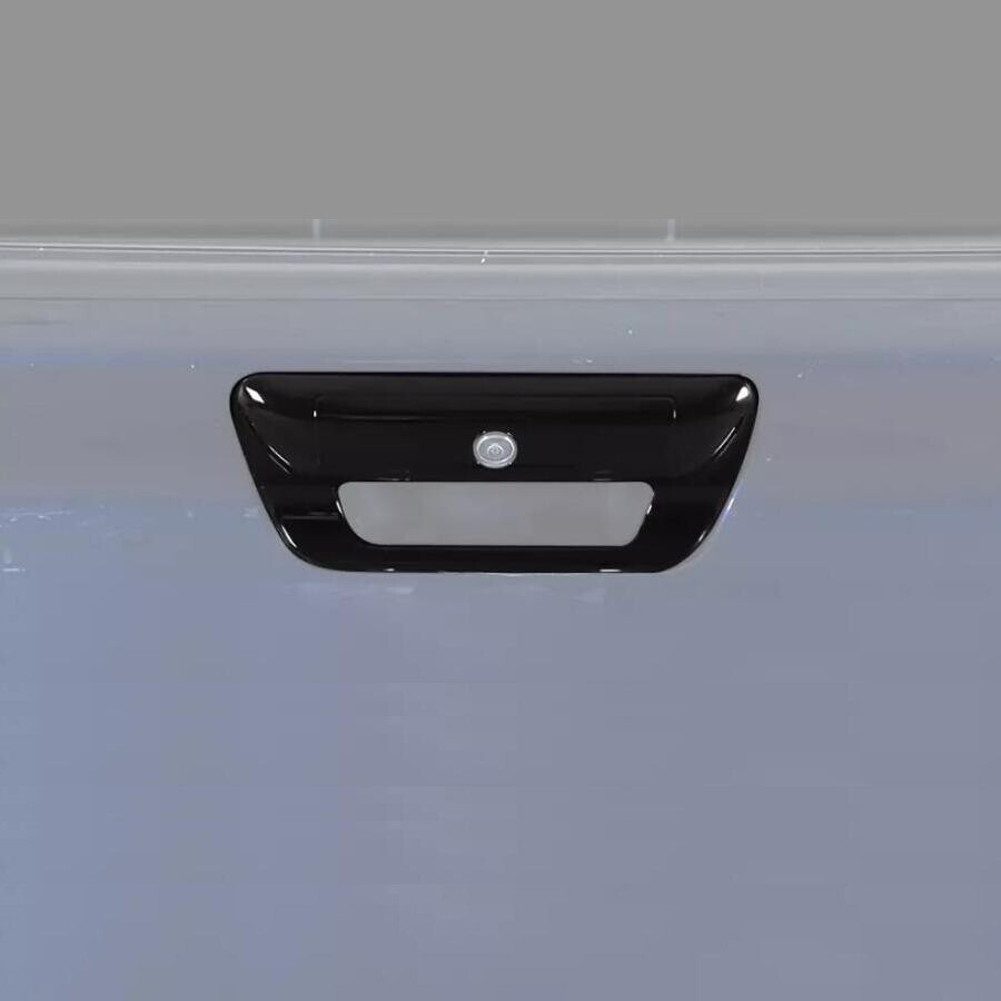 Set 9 Pezzi Copri Maniglie E Coperchio Coda Per RAM 2500/3500 2020-2024 - Nero Lucido, Adesivo