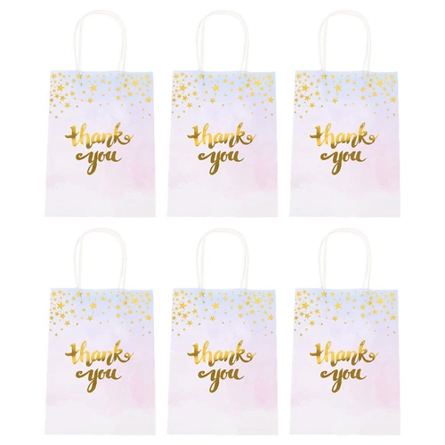  6 Pcs Gift Bag Party Favor Packing Bags Giftbags Candy for Favors