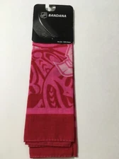 Pink NHL Ottawa Senators Bandana One Size 21" x 21" Scarf Cotton NEW 
