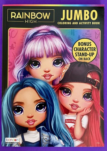Bendon RAINBOW HIGH Jumbo Coloring & Activity Book 80 Pages NEW | eBay