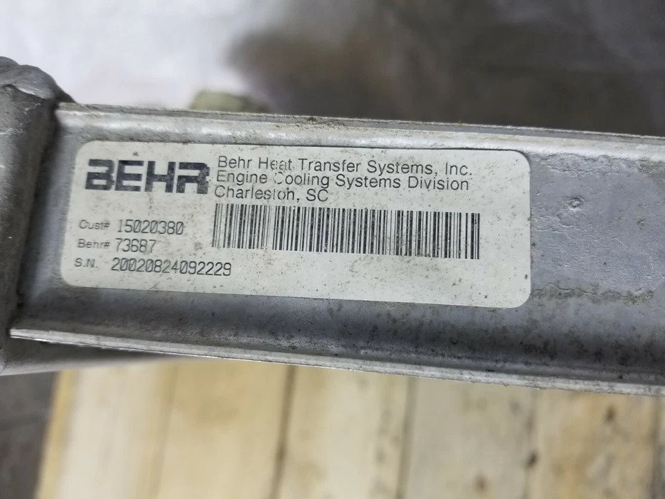 2001 2002 2003 2004 2005 GMC Sierra 3500 Inter-Cooler Intercooler OEM 19258551 - Imagem 3 de 4