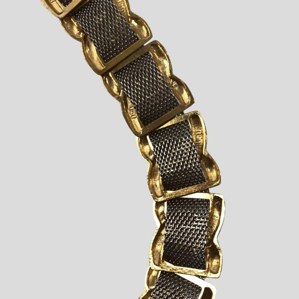 Vintage 90s Gold & Silver Mixed Metal Belt | eBay display picture 2
