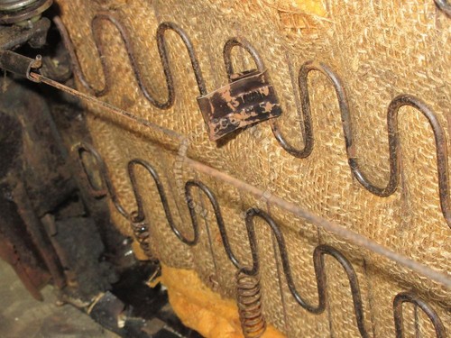 1966 Corvette Used Original Black Vinyl Survivor Seat Assemblies w/Tracks Pair - Bild 10 von 22