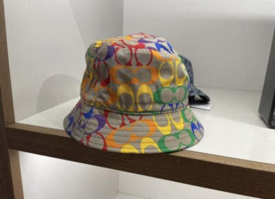 Coach Pride Rainbow Signature Bucket Hat | eBay