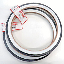 Pair 20 Whitewall Kenda Tires X 1.75 K123 Pair 20 Whitewall Kenda Tires X 1.75 K123