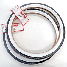 PAIR 20 inch Whitewall Kenda Tires x 1.75 K123