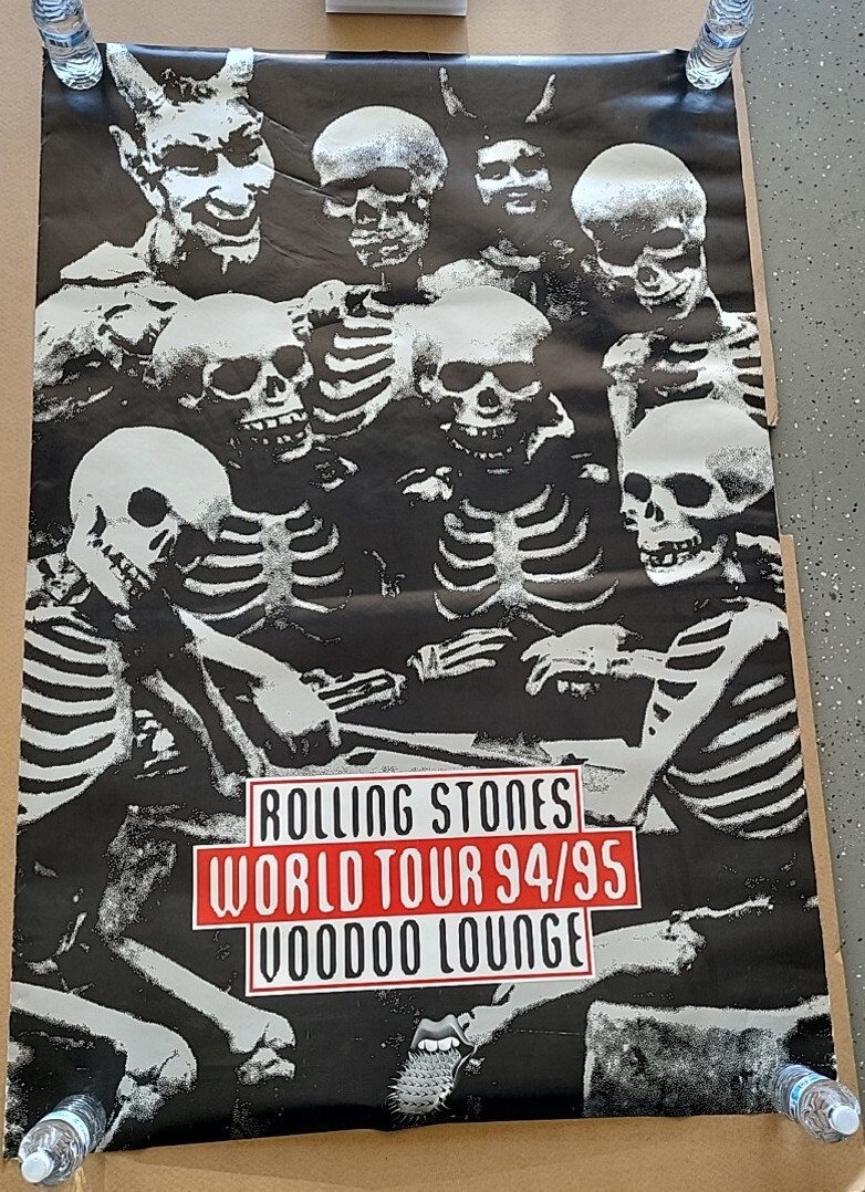 Rolling Stones voodoo lounge poster 1994 1995 Vintage Devil Rolling Stones voodoo lounge poster 1994 1995 Vintage Devil