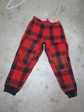 Vintage WOOLRICH Grandpa's Soo Wools Hunting Pants Mackinaw Buffalo Plaid Talon