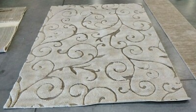 CREAM / BEIGE 8' X 10' Stained Rug, Reduced Price 1172701375 SG455-1113-8