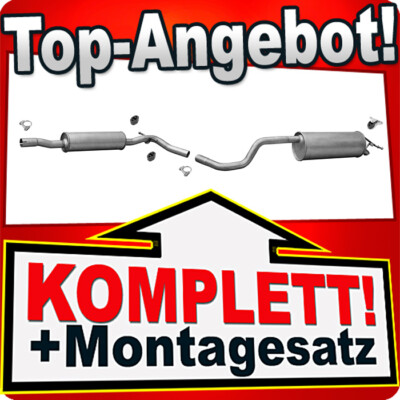 Auspuff für SKODA ROOMSTER / ROOMSTER Praktik 1.2 TSI 1.6 LPG 1.6 Auspuffanlage