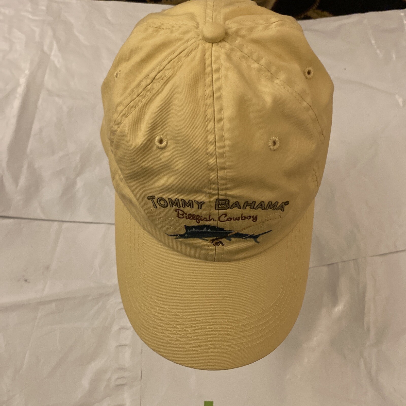 Tommy Bahama Men's Adjustable Swordfish Golf Hat Ball Cap New With Tags