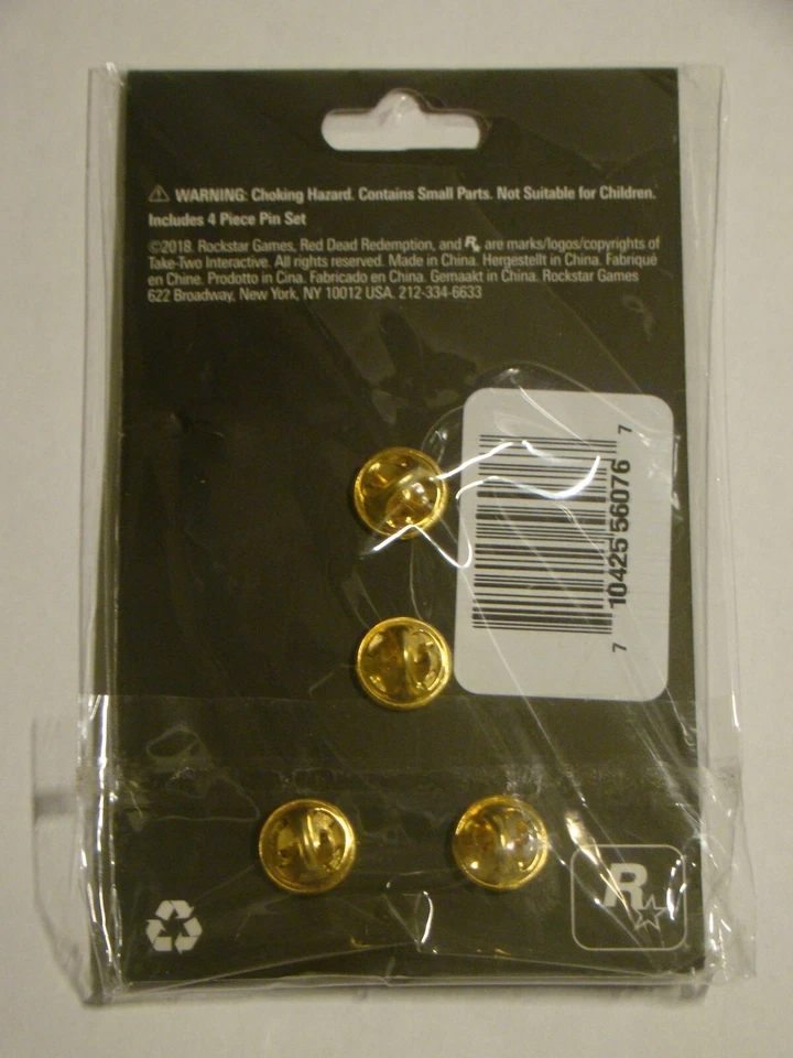 RED DEAD REDEMPTION II - 4pc Pin Set. - Изображение 2 из 4