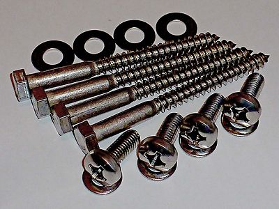 Complete M6x20mm TV Wall Mount Bracket Bolts & Lag Screws   Stainless   VESA 200