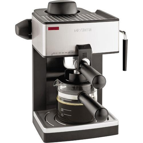 Mr. Coffee ECM160-NP 4-Cup Steam Espresso and Cappuccino Maker