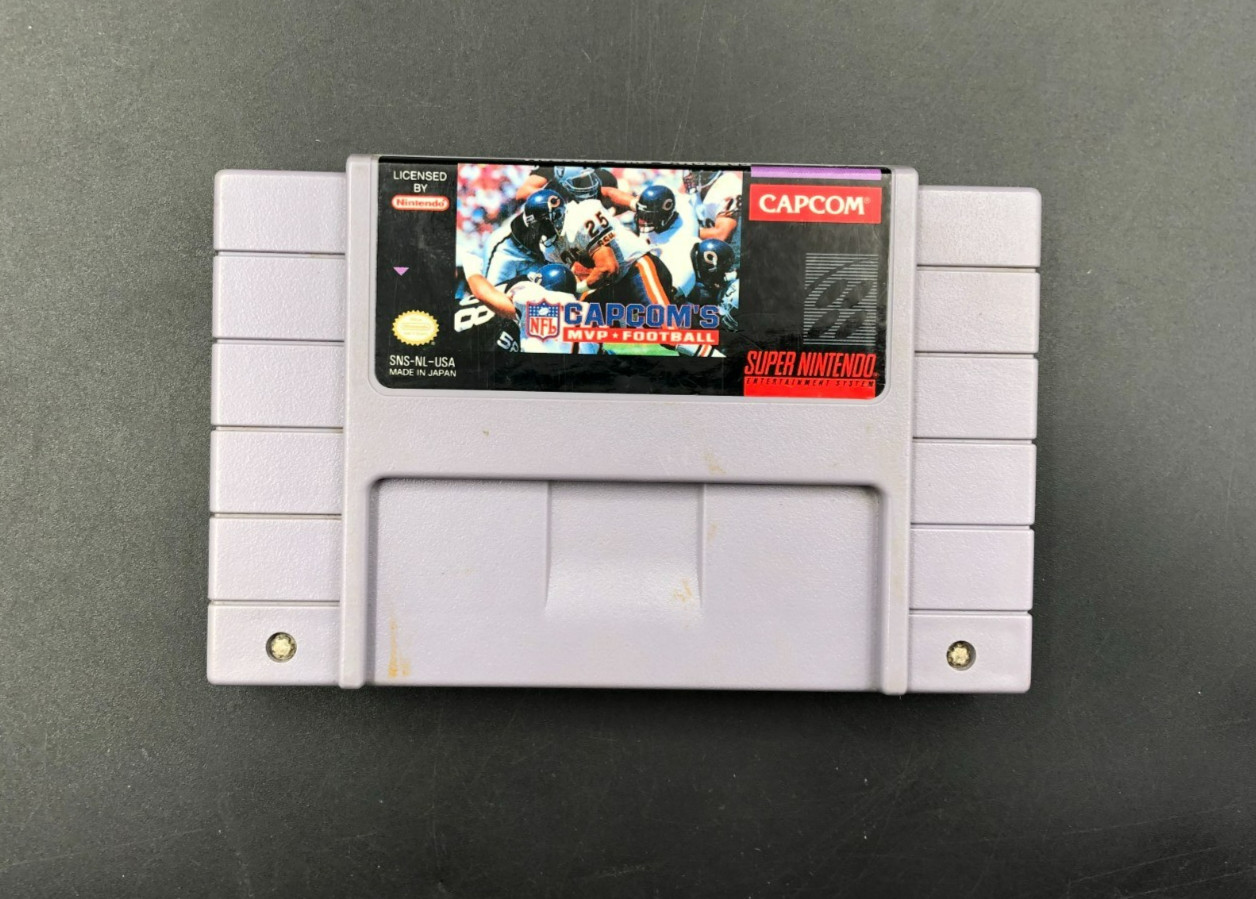 Capcom's MVP Football (Super Nintendo Entertainment System, SNES) Cartridge Only